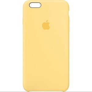 iPhone 6s Plus yellow silicone case